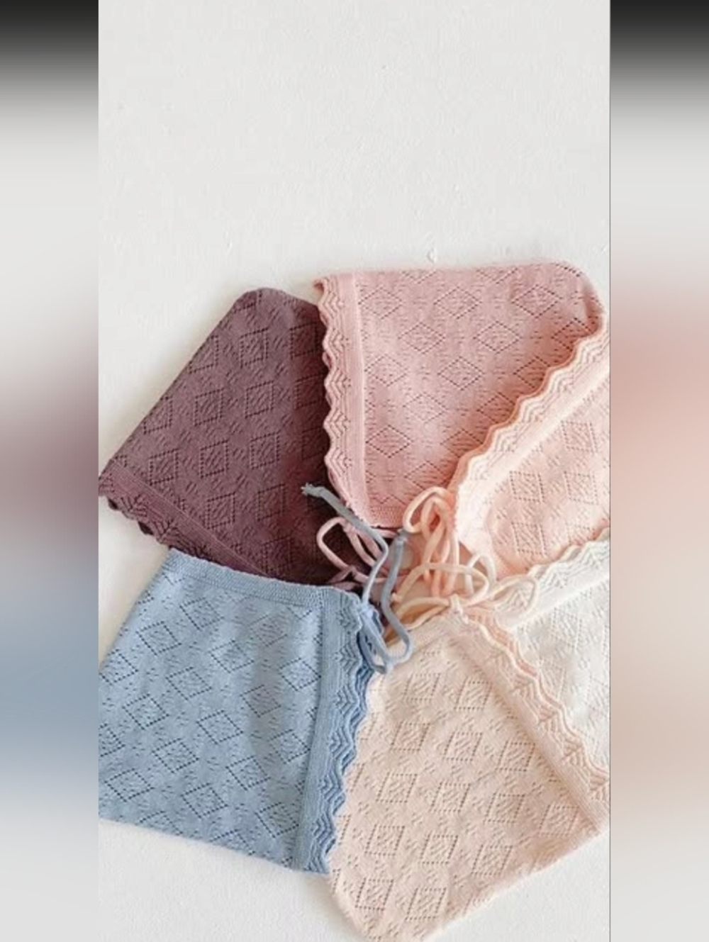 Baby Bonnets Size 1-2 or 2-3 years